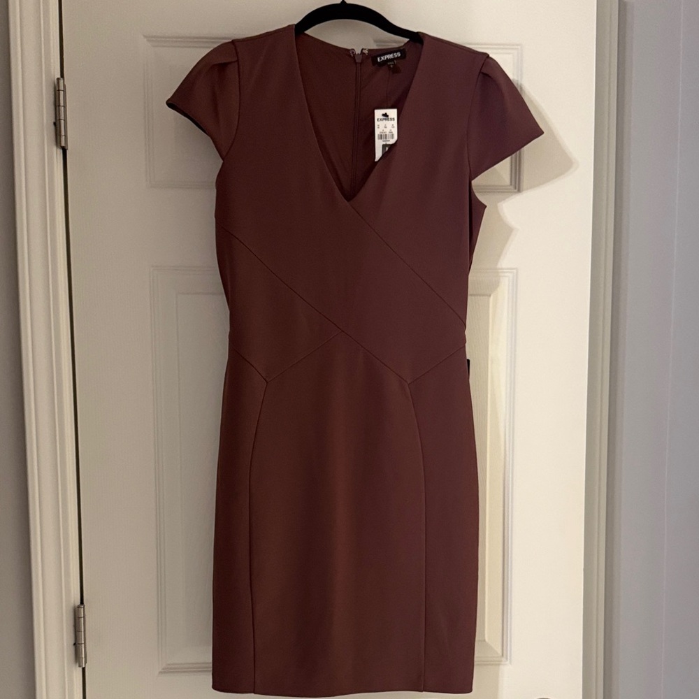 New with tags! Express V-Neck Cap Sleeve Mini Dress